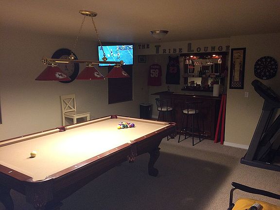 Basement Bar & Rec Area