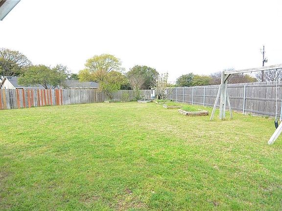 Large backyard