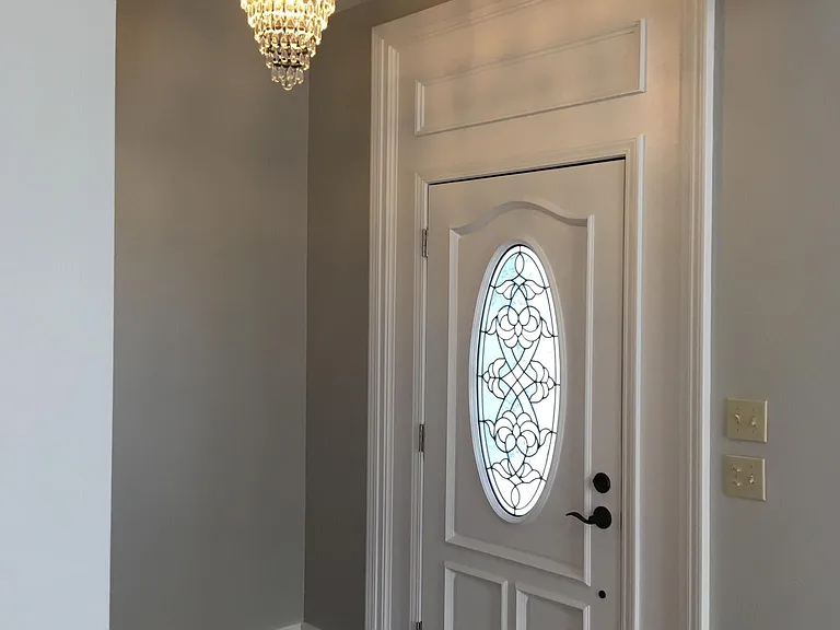 Front entry.