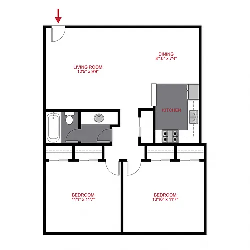 Floor plan B