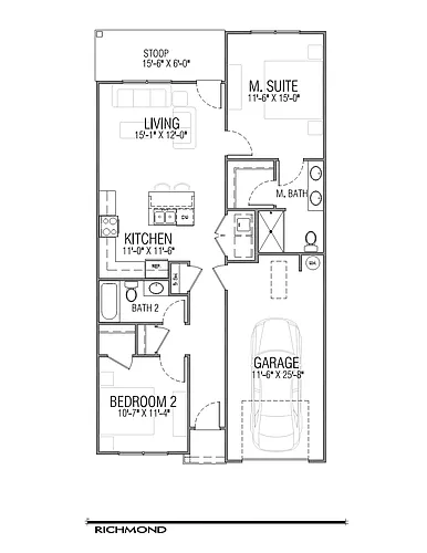 Floor plan Richmond