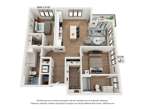 Floor plan Dean