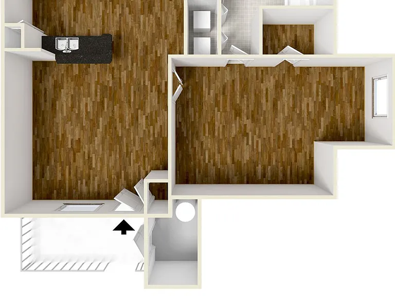 Pinnacle Terrace - Vista - 1 Beds - 1 Baths - 756 Sq. ft.