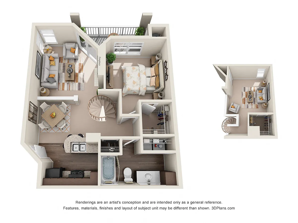 Floor plan Spruce (With Den)