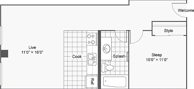 538 sqft 538 sqft