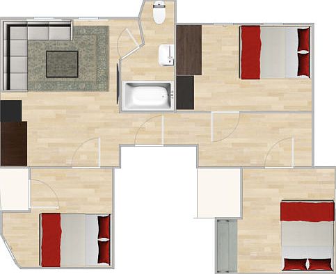 1st image of 169 Thompson St #3A