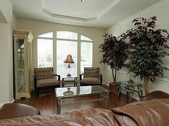 Formal Living  Room! Notice coffered ceilings thoughout this home!