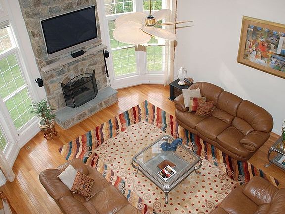 The Family Room from above