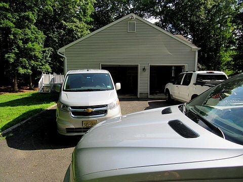 two car garage