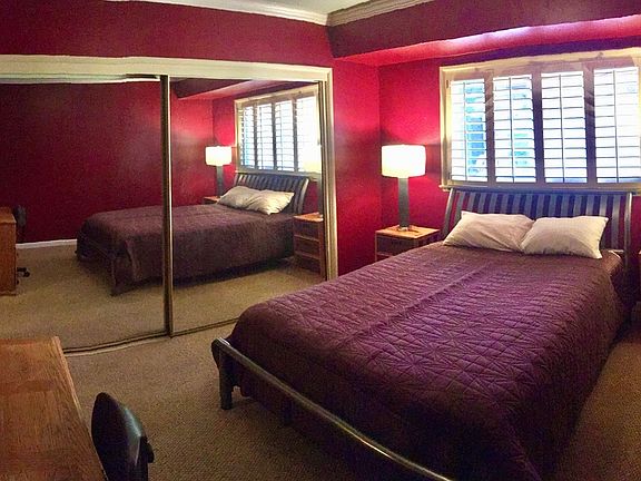 Furnished master bedroom