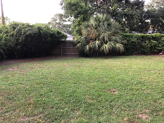 Fenced back yard