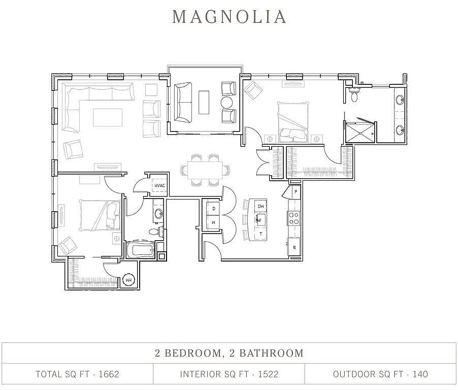 Floor plan Magnolia
