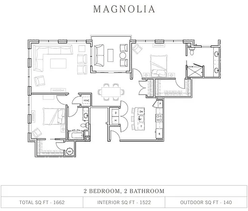 Floor plan Magnolia