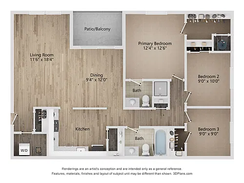 Floor plan The Potomac