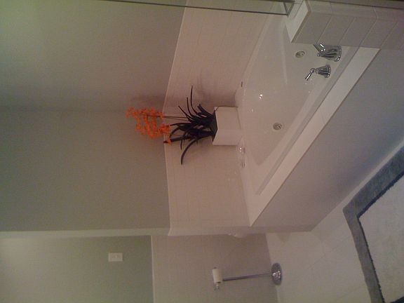 Master bath with jacuzi tub.  Taken down to studs in 2010.