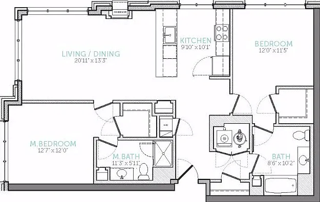 2-B7 floor plan Estuary