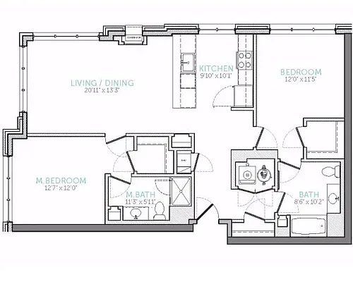 Floor plan 2-B7
