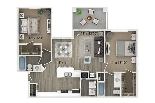 Floor plan B3