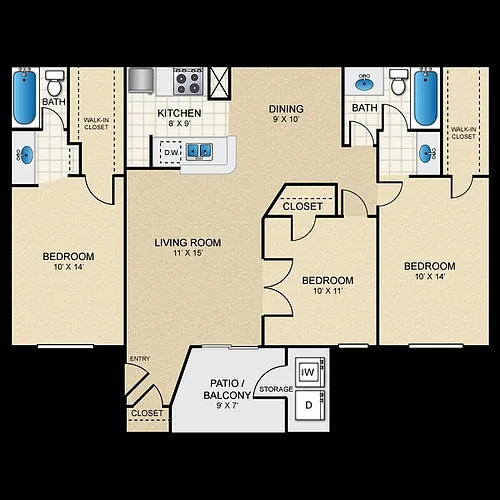 Floor plan PLAN J