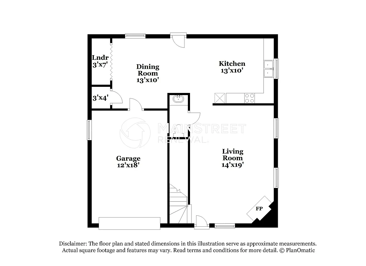 Floor Plan - 265 Willow Springs Dr
