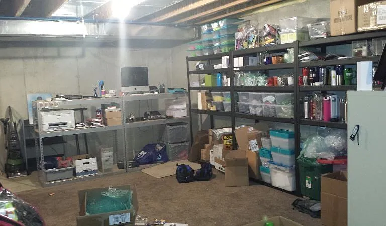 Multi purpose unfinished basement