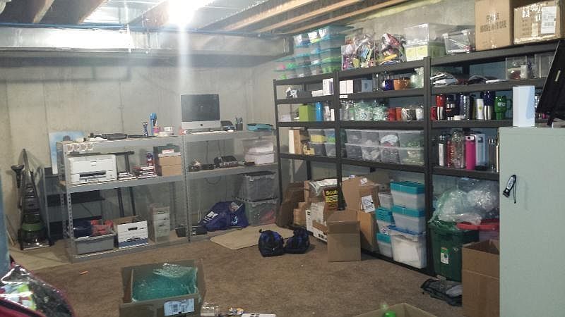 Multi purpose unfinished basement