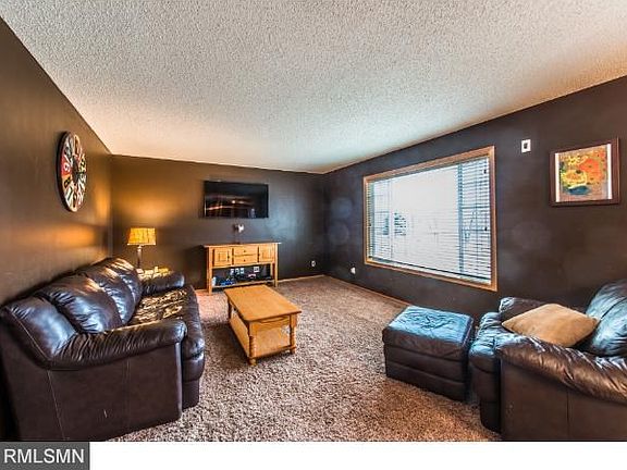 Family room on main level with views of the back yard.