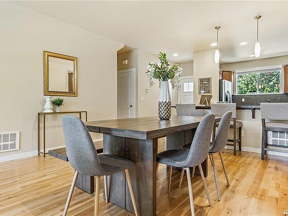 Spacious dining area