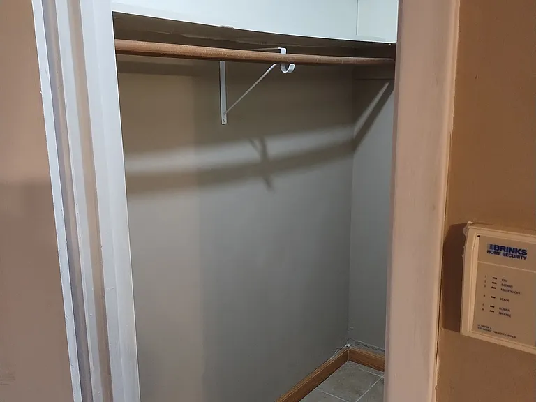 Left side of Master closet.
