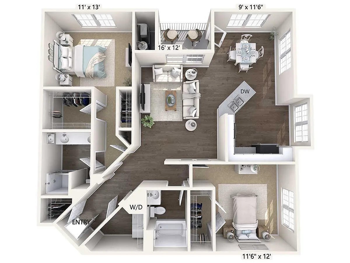 Floor plan B3B