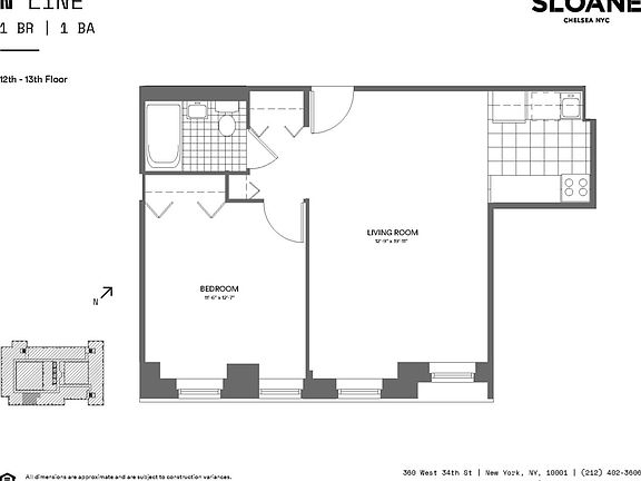 2nd image of 360 W 34th St APT 14n
