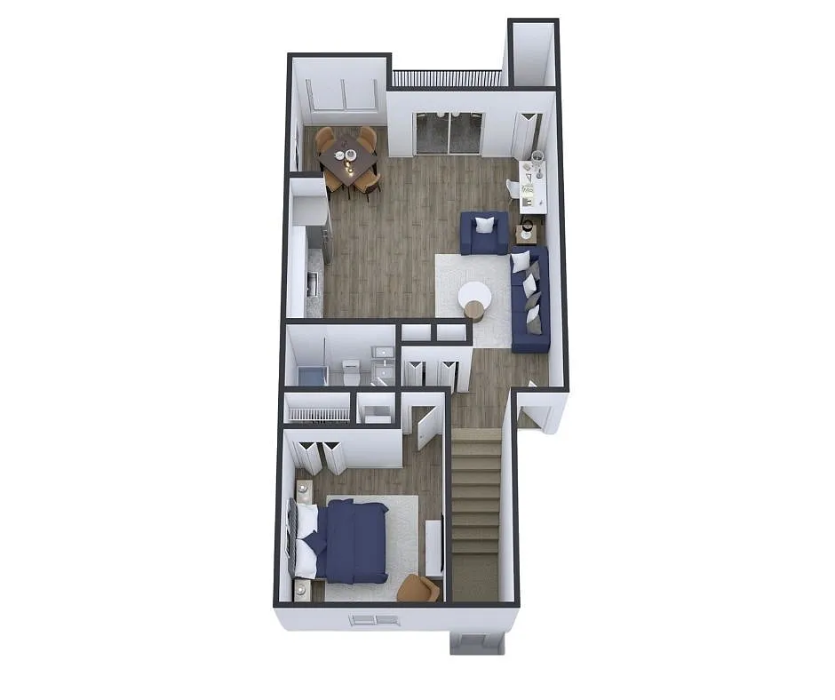 Floor plan 1 Bed 1 Bath
