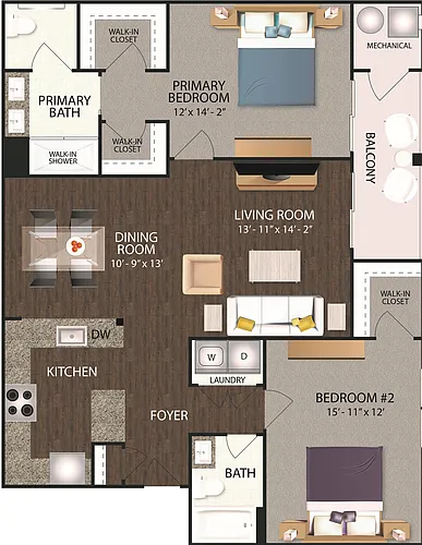 Floor plan Clydesdale II