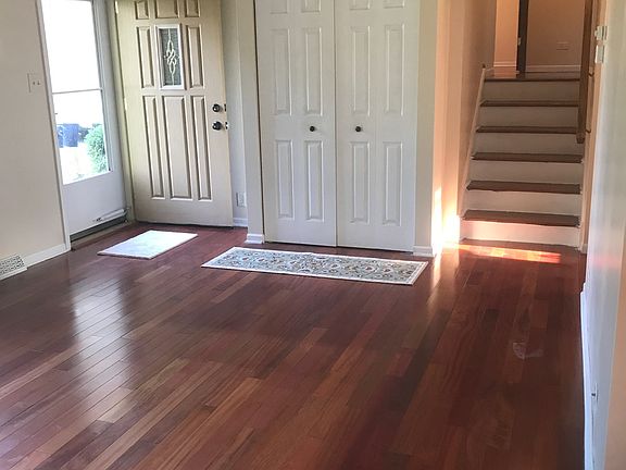 Welcoming entry with closet