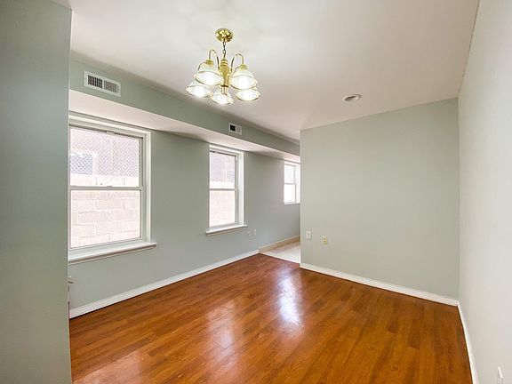 First floor: living room/dining room