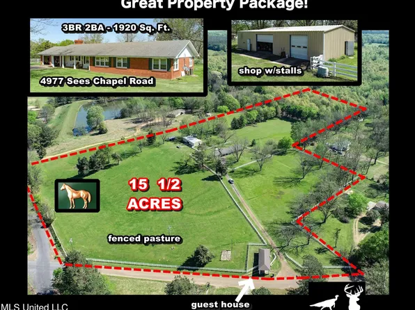 4977 Sees Chapel Rd, Crenshaw, MS 38621