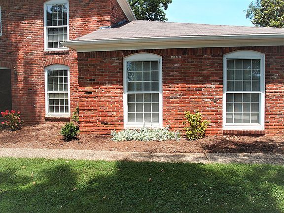 Garage and landscaping