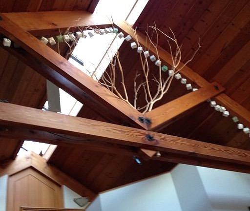 central truss seen from common area