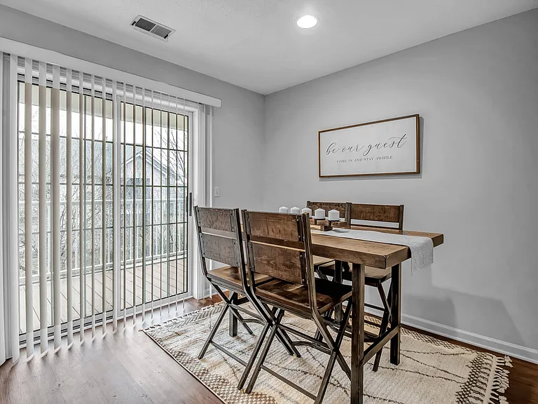 Dining and Balcony