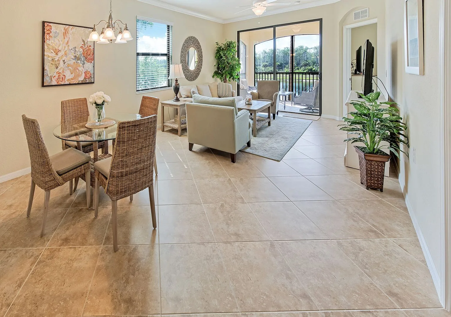 Available now as a turnkey furnished annual 2BR/2BA+Den Condo in Treviso Bay! — Photo 4