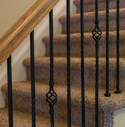 Wrought iron ballusters