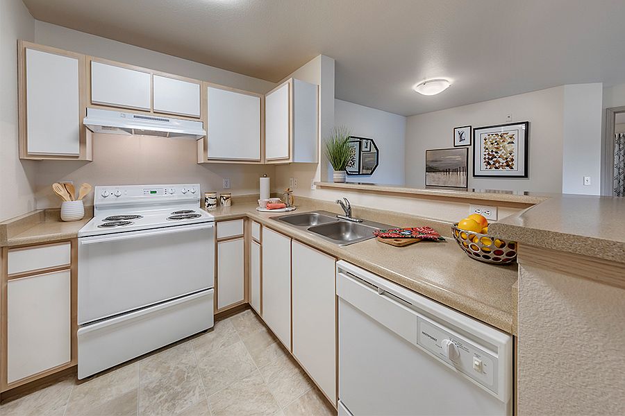 Fully-equipped kitchens with dishwashers