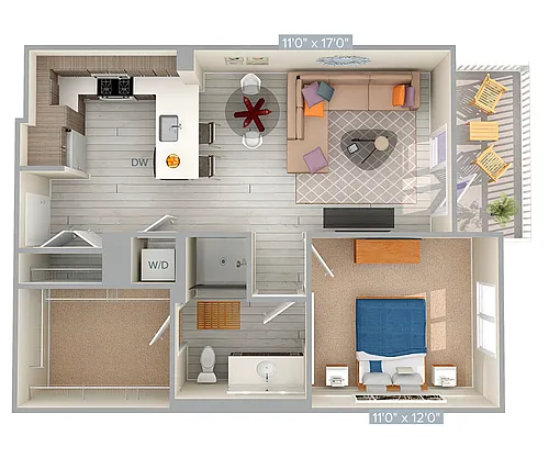 Floor plan A3-732