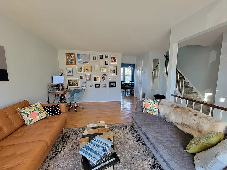 Living room on the first floor