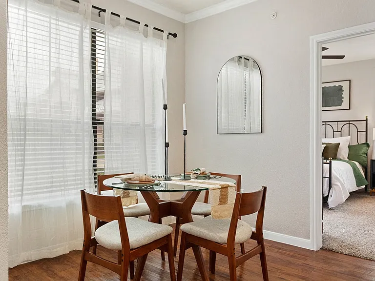 Enjoy a meal in your spacious dining room!