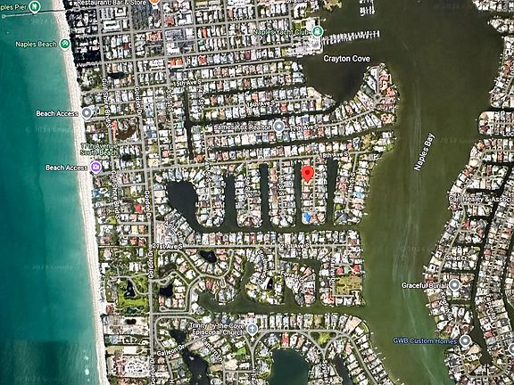 The beach is right down the street!