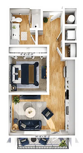 Floor plan S1B