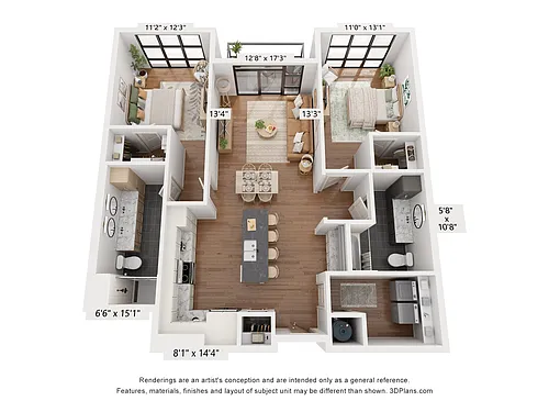 Floor plan B1.A