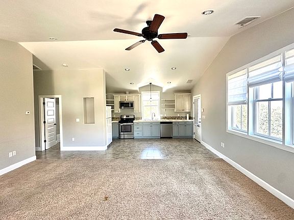 Kitchen and living room