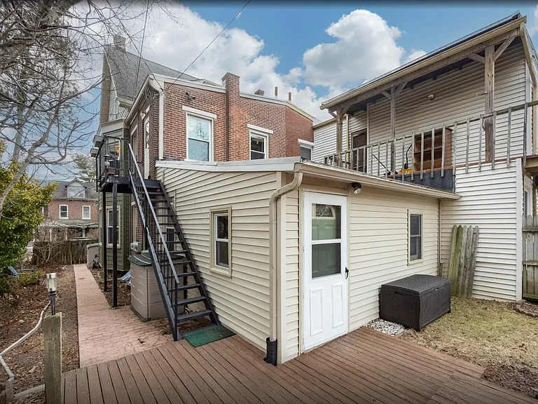 Back Deck and Stairs to 2nd Floor